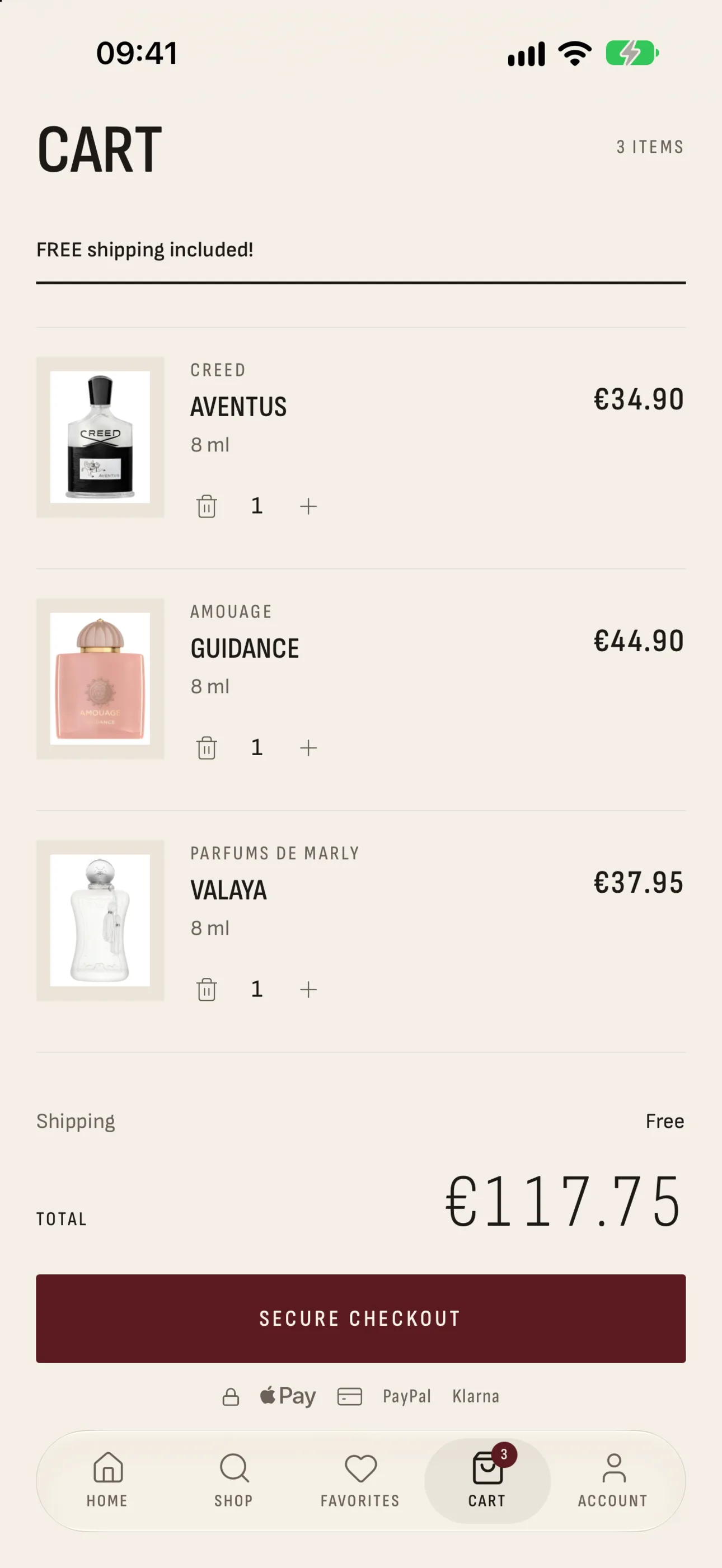 Track your order